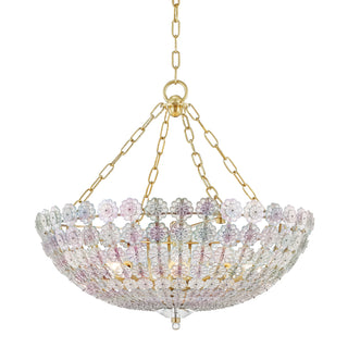 Floral Park Eight Light Chandelier