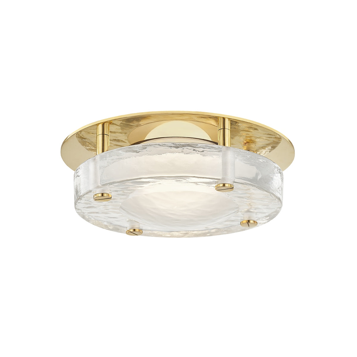 Hudson Valley Canada - 9208-AGB - LED Flush Mount - Heath - Aged Brass