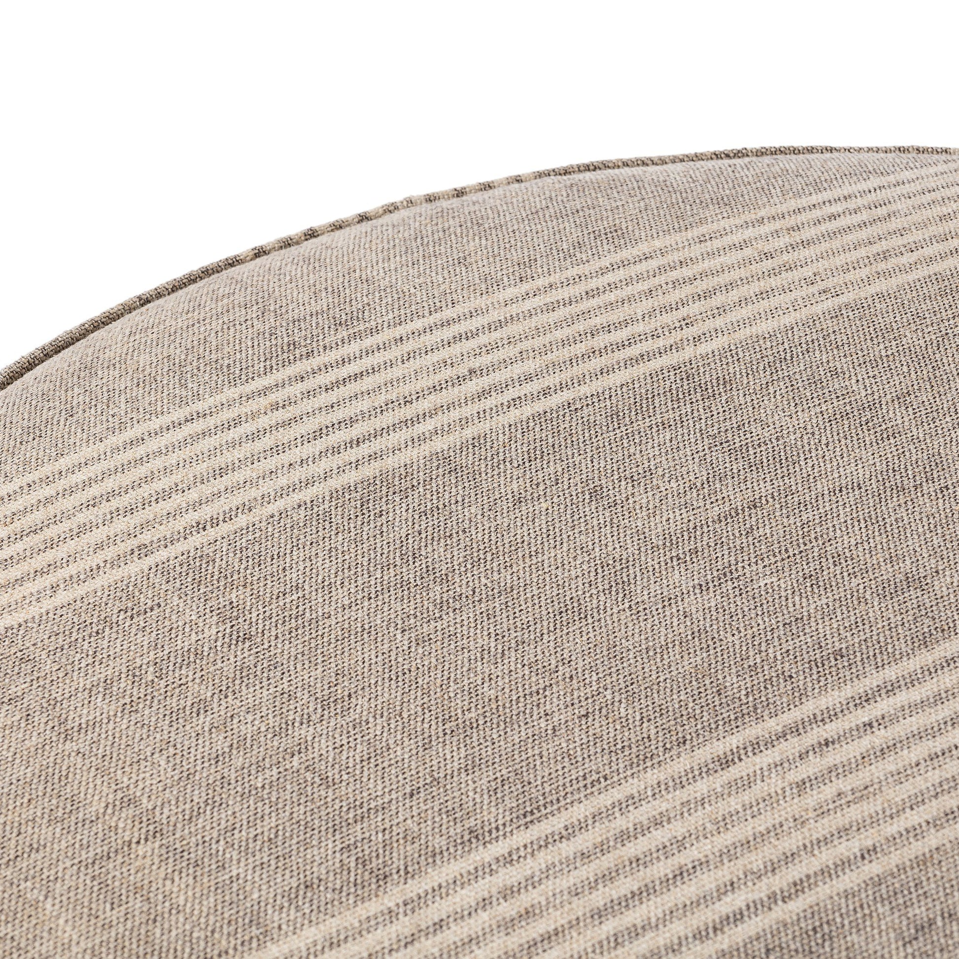 Sinclair Large Round Ottoman Manchester Flint