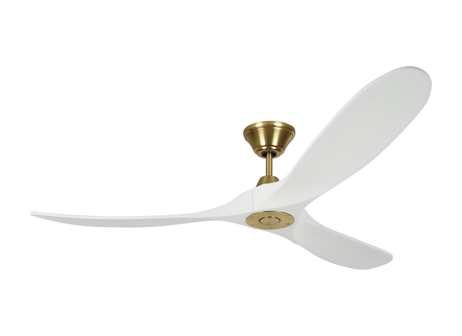 Visual Comfort Fan Canada - 3MAVR60RZWBBS - 60" Ceiling Fan - Maverick - Burnished Brass