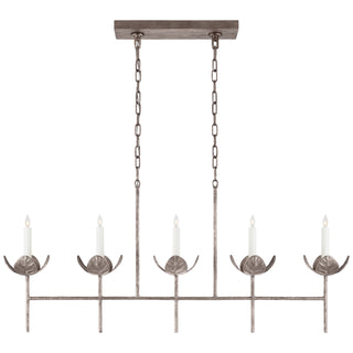 Illana Five Light Linear Chandelier