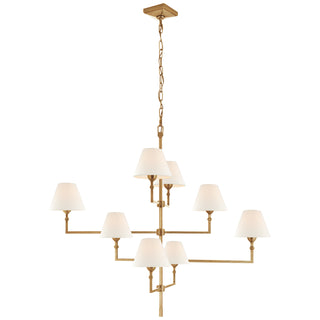 Visual Comfort Signature Canada - AH 5310HAB-L - Eight Light Chandelier - Jane - Hand-Rubbed Antique Brass