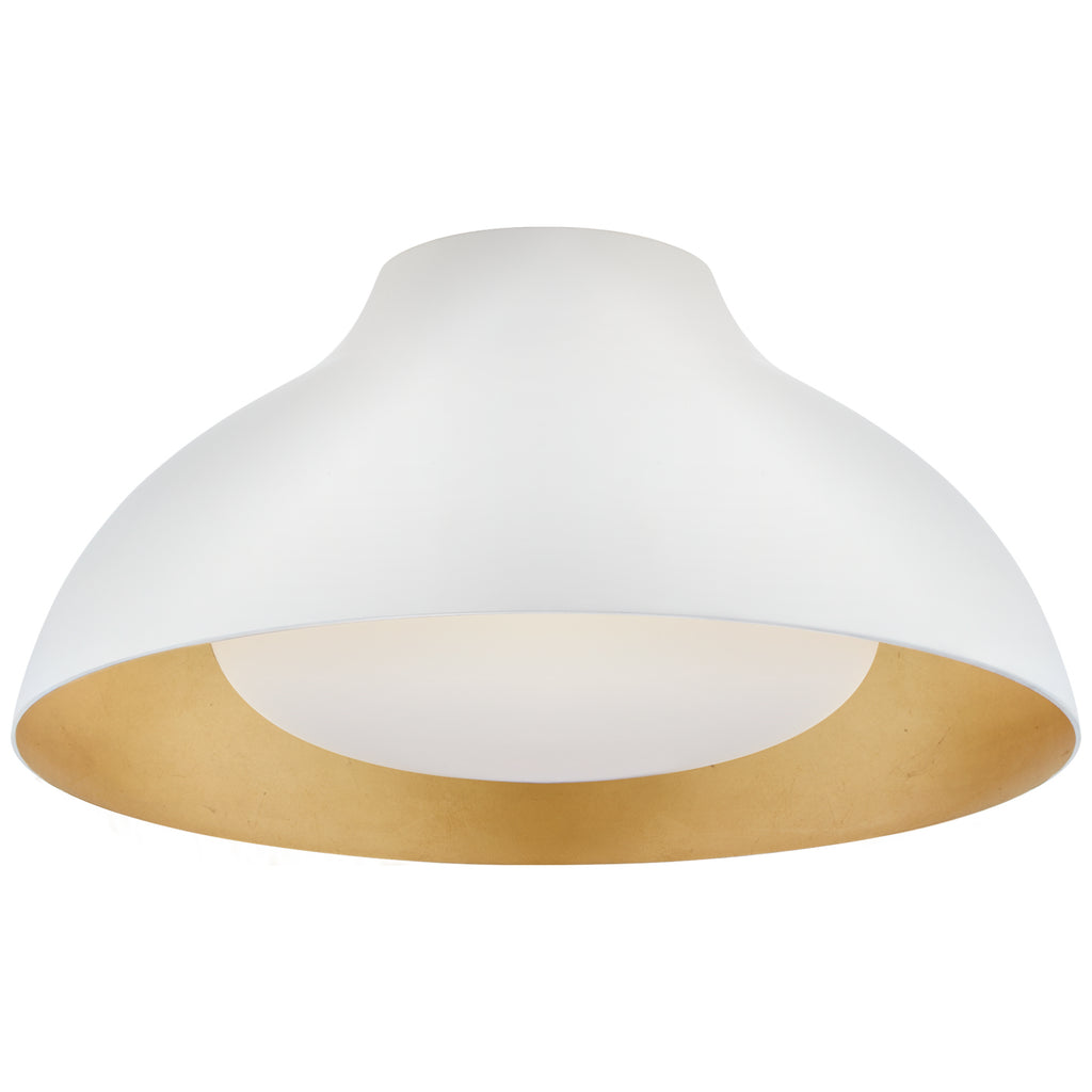 Visual Comfort Signature Canada - ARN 4350PW-SWG - LED Flush Mount - Agnes - Plaster White