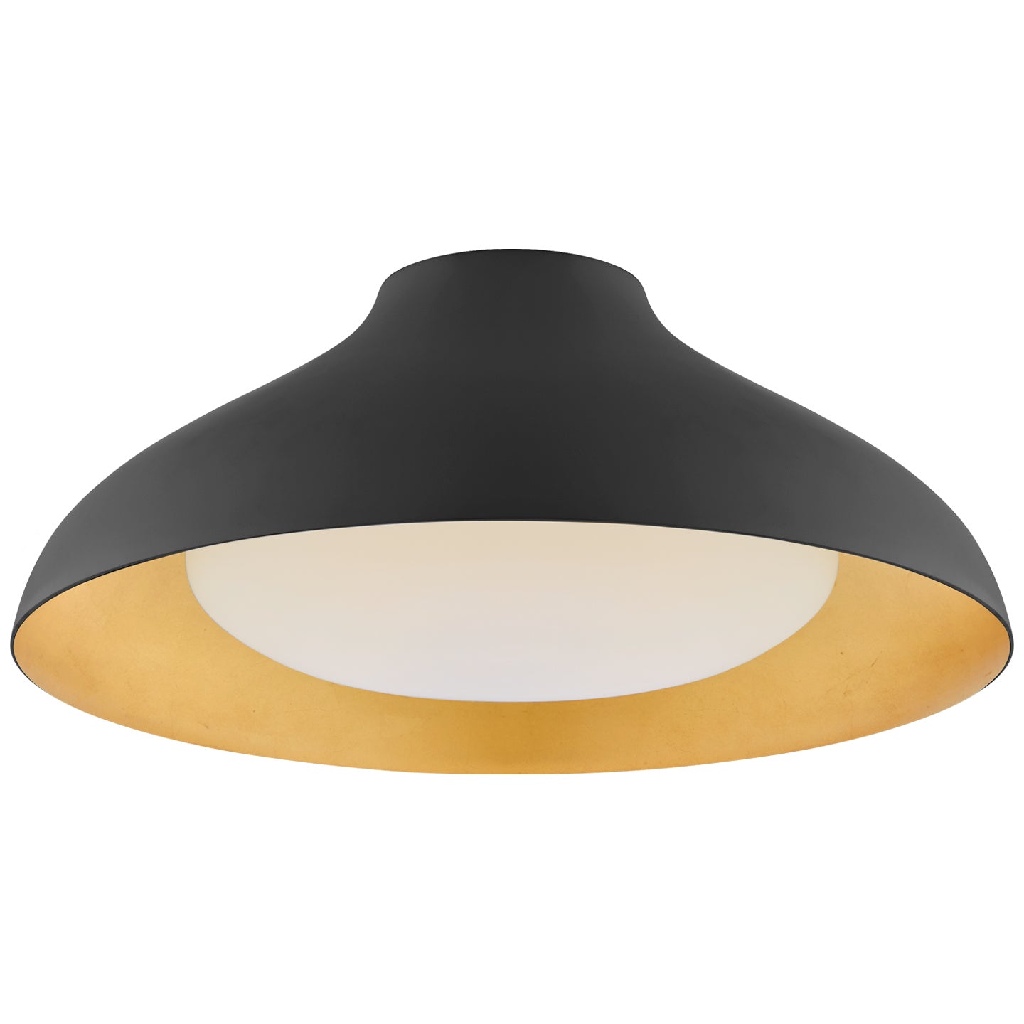 Visual Comfort Signature Canada - ARN 4351MBK-SWG - LED Flush Mount - Agnes - Matte Black