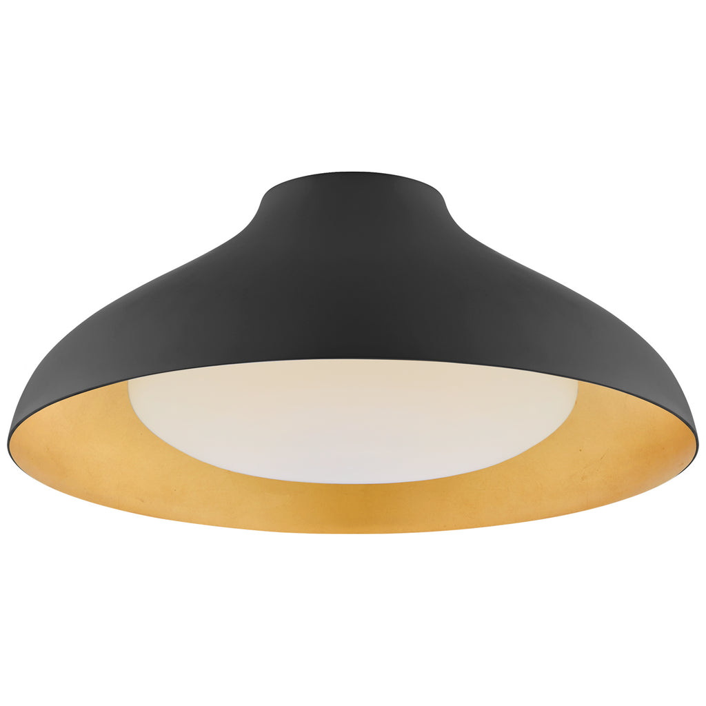 Visual Comfort Signature Canada - ARN 4351MBK-SWG - LED Flush Mount - Agnes - Matte Black