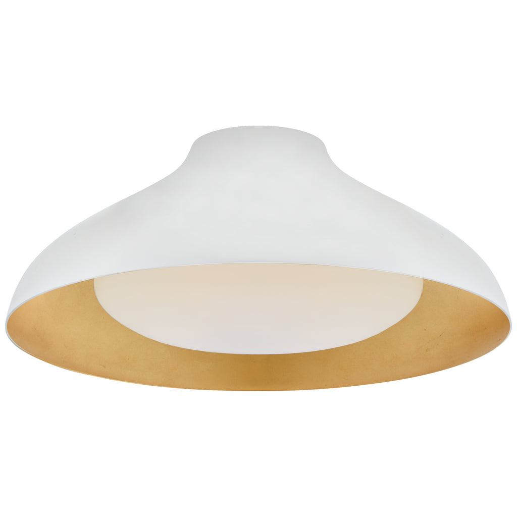 Visual Comfort Signature Canada - ARN 4351PW-SWG - LED Flush Mount - Agnes - Plaster White