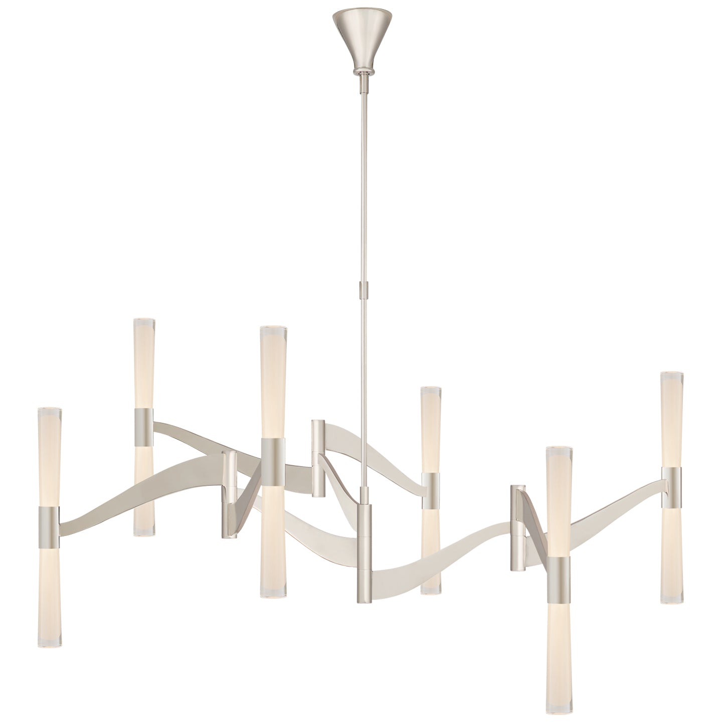 Visual Comfort Signature Canada - ARN 5472PN-CG - LED Chandelier - Brenta - Polished Nickel