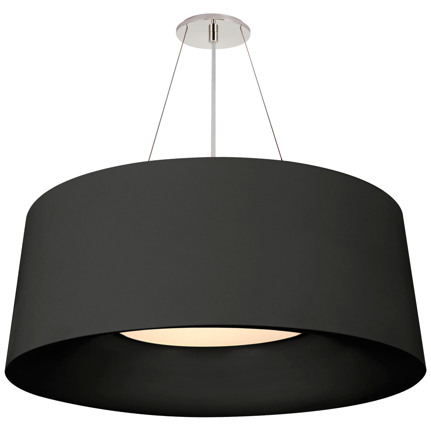 Visual Comfort Signature Canada - BBL 5090BLK - Three Light Pendant - Halo - Matte Black