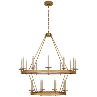Visual Comfort Signature Canada - CHC 1607AB - 20 Light Chandelier - Launceton - Antique-Burnished Brass