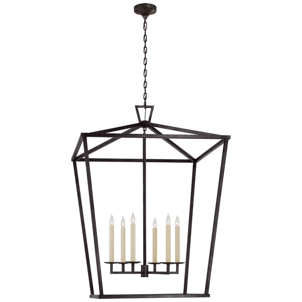 Visual Comfort Signature Canada - CHC 2172AI - Six Light Lantern - Darlana - Aged Iron