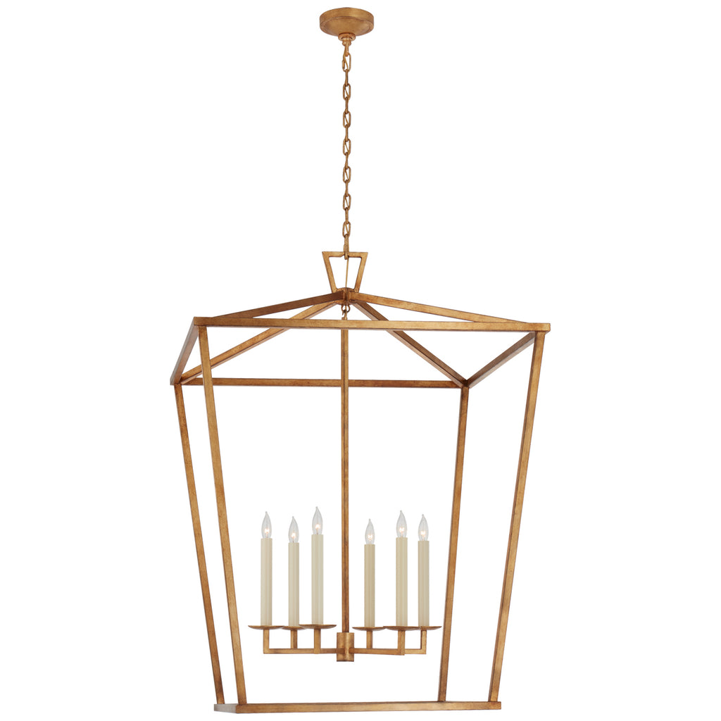 Visual Comfort Signature Canada - CHC 2172GI - Six Light Lantern - Darlana - Gilded Iron