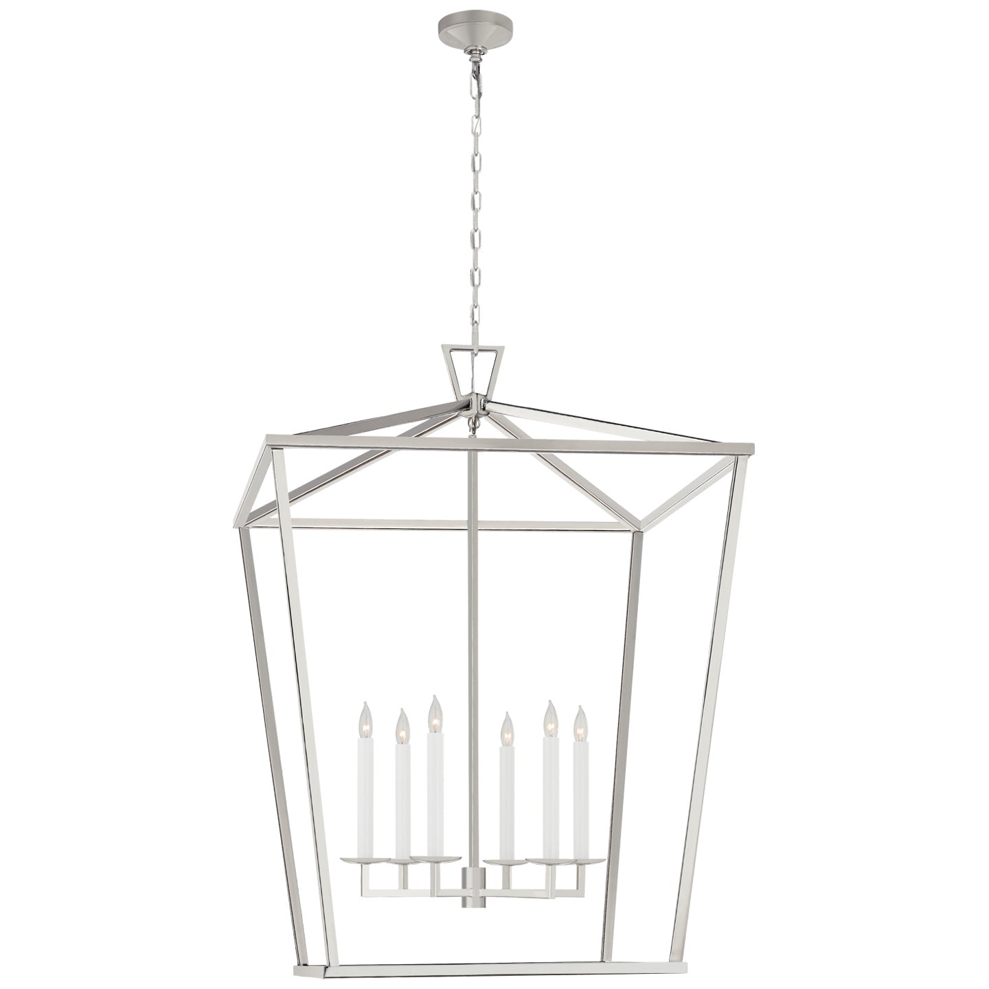 Visual Comfort Signature Canada - CHC 2172PN - Six Light Lantern - Darlana - Polished Nickel