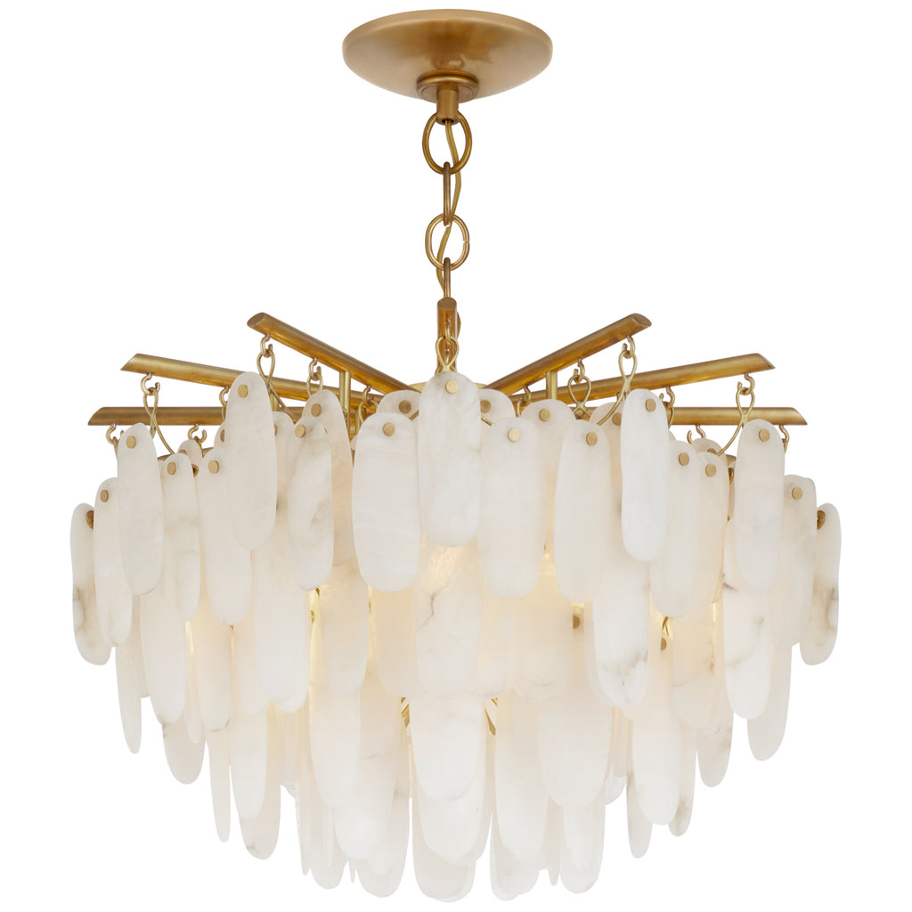 Visual Comfort Signature Canada - CHC 4910AB-ALB - LED Semi-Flush Mount - Cora - Antique-Burnished Brass