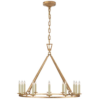Visual Comfort Signature Canada - CHC 5172GI - 12 Light Chandelier - Darlana Ring - Gilded Iron