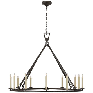 Visual Comfort Signature Canada - CHC 5173AI - 12 Light Chandelier - Darlana Ring - Aged Iron
