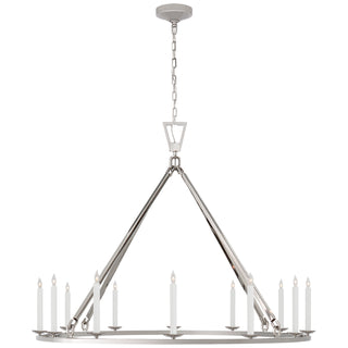 Visual Comfort Signature Canada - CHC 5173PN - 12 Light Chandelier - Darlana Ring - Polished Nickel