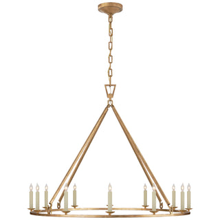 Visual Comfort Signature Canada - CHC 5174GI - 12 Light Chandelier - Darlana Ring - Gilded Iron