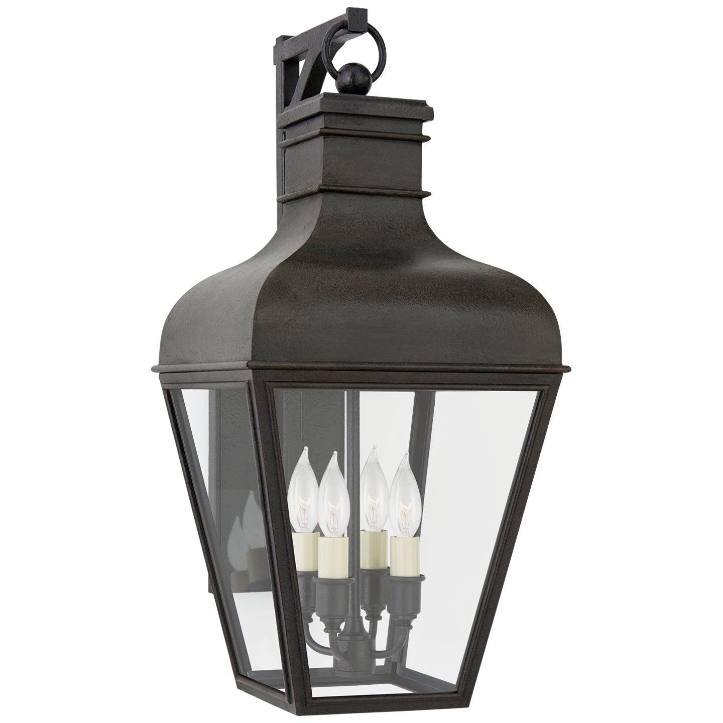 Visual Comfort Signature Canada - CHO 2160FR-CG - Four Light Wall Lantern - Fremont - French Rust