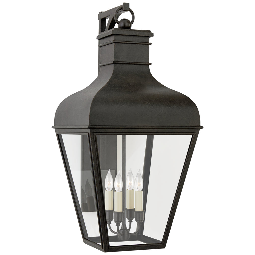 Visual Comfort Signature Canada - CHO 2161FR-CG - Four Light Wall Lantern - Fremont - French Rust