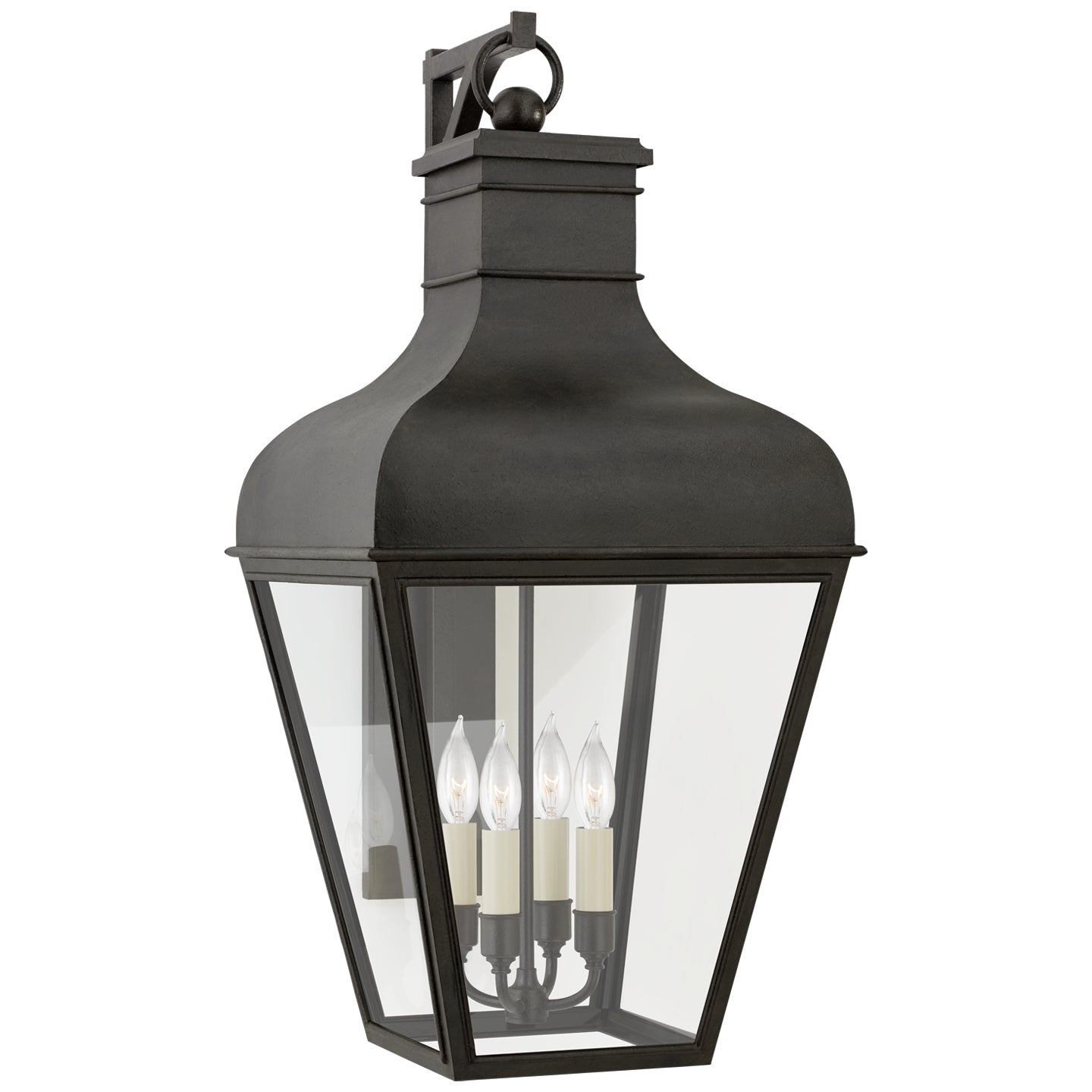 Visual Comfort Signature Canada - CHO 2162FR-CG - Four Light Wall Lantern - Fremont - French Rust