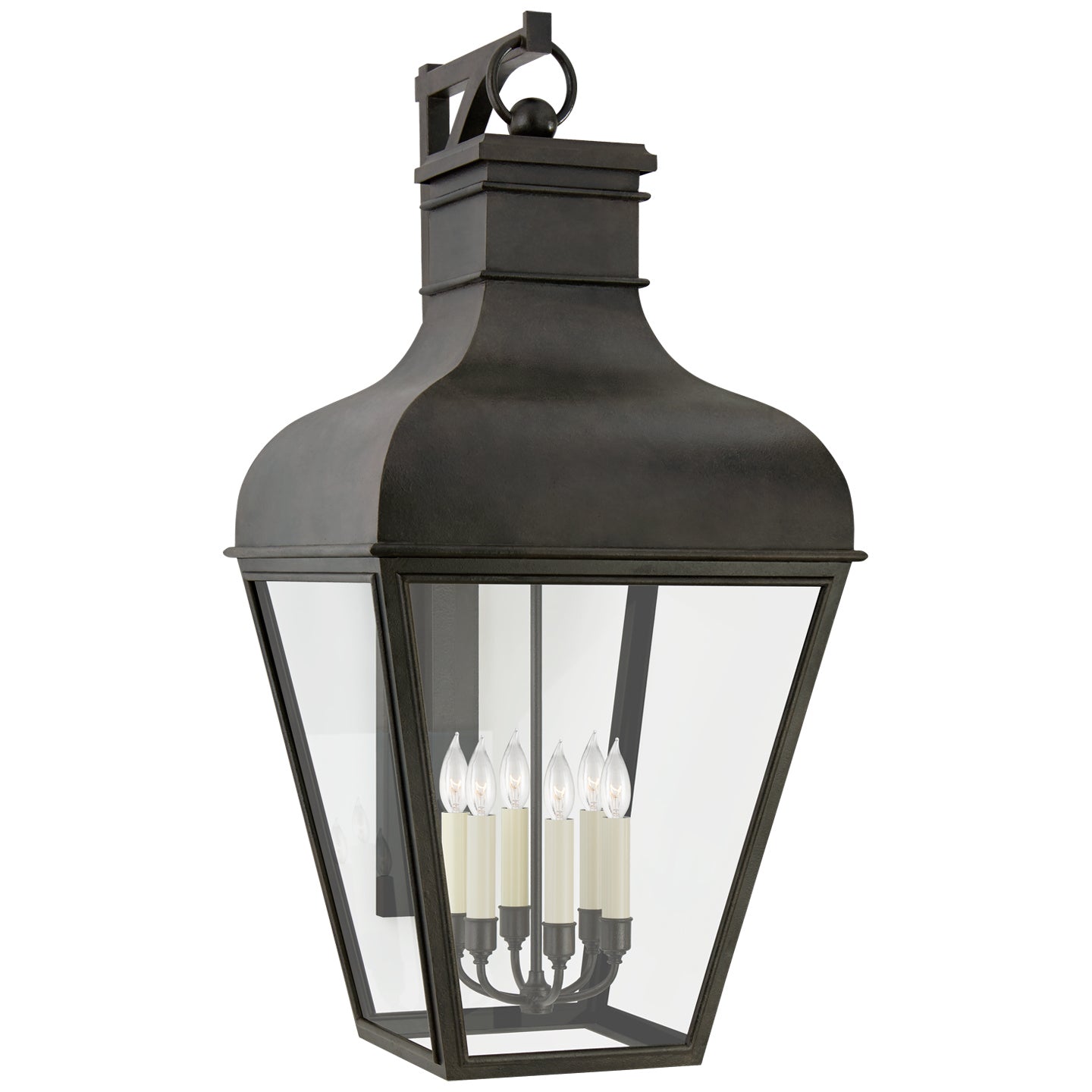 Visual Comfort Signature Canada - CHO 2163FR-CG - Six Light Wall Lantern - Fremont - French Rust