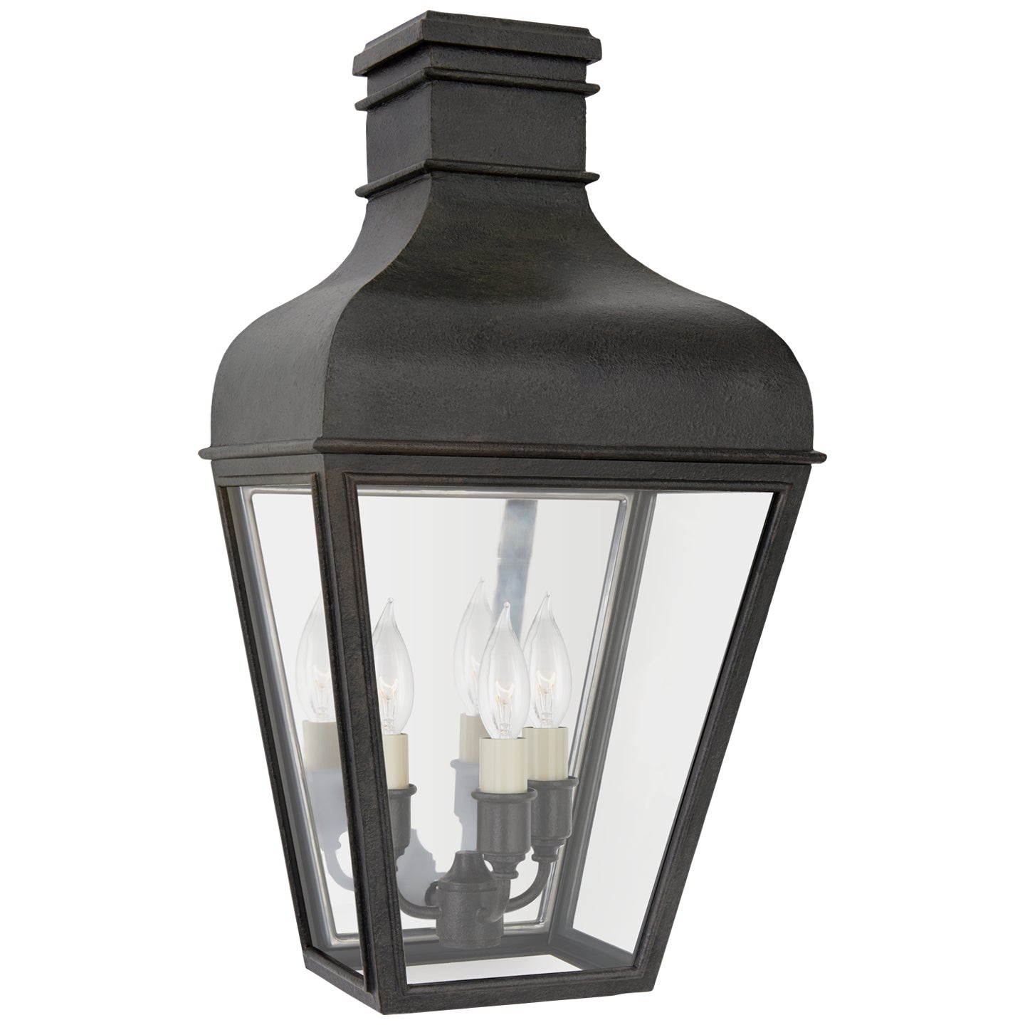Visual Comfort Signature Canada - CHO 2164FR-CG - Three Light Wall Lantern - Fremont - French Rust
