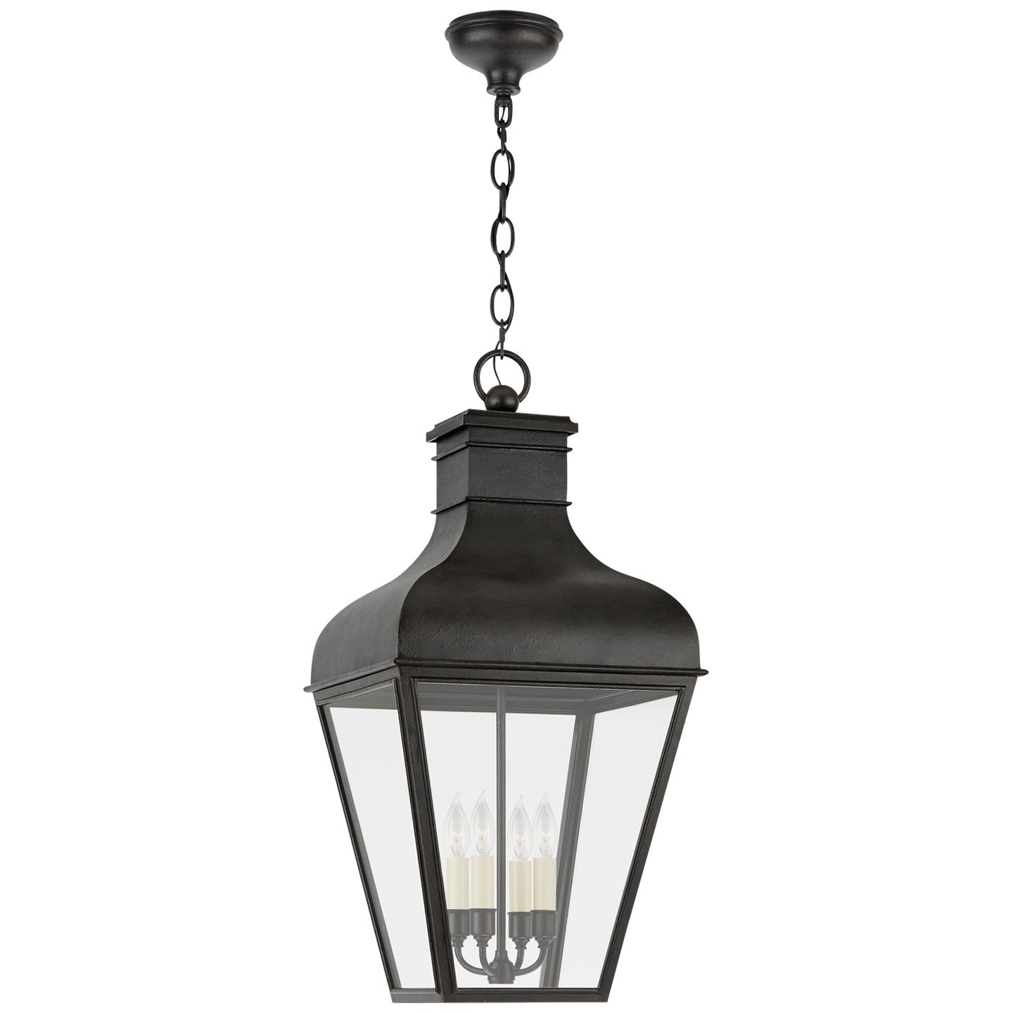 Visual Comfort Signature Canada - CHO 5162FR-CG - Four Light Hanging Lantern - Fremont - French Rust