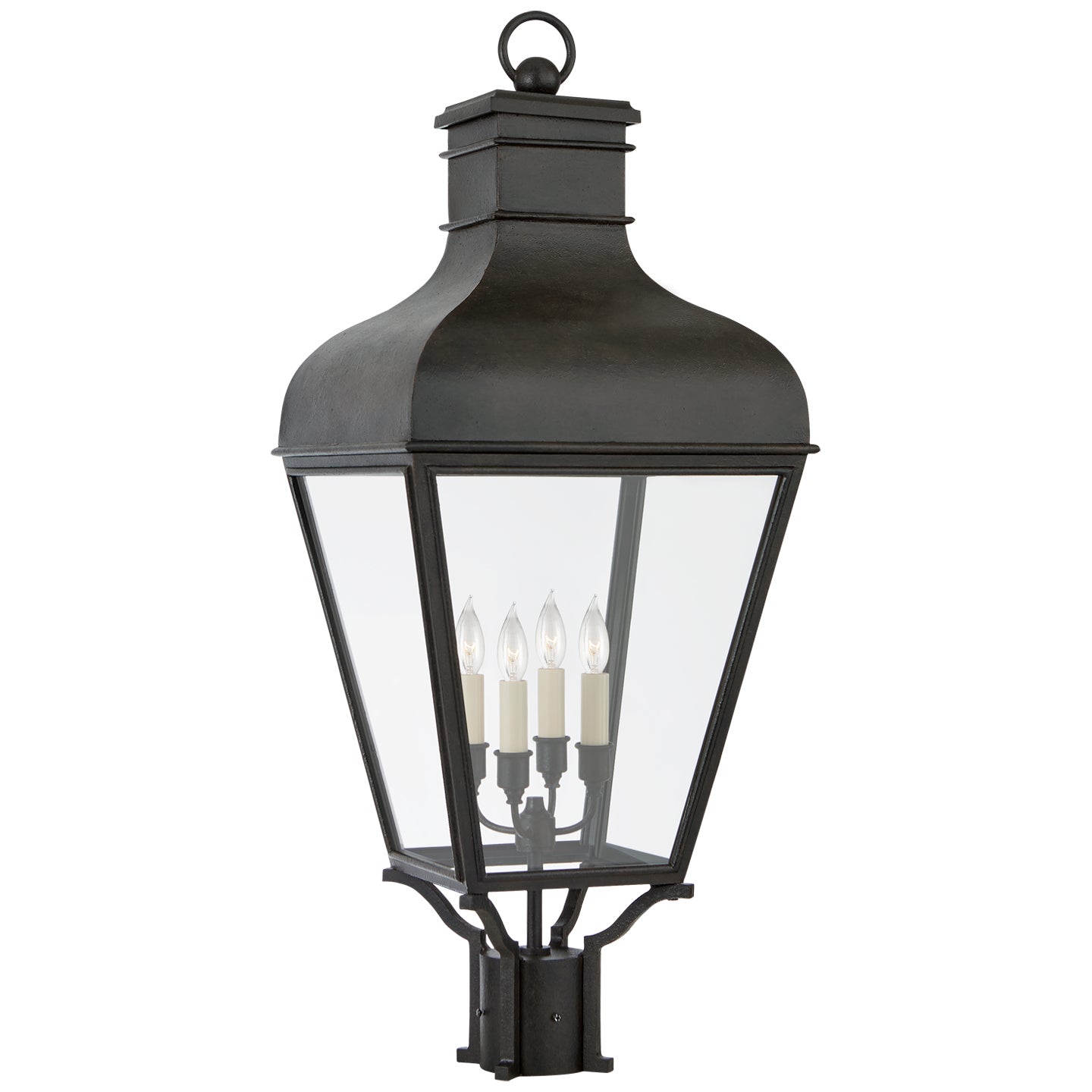 Visual Comfort Signature Canada - CHO 7160FR-CG - Four Light Post Mount - Fremont - French Rust