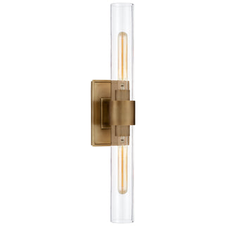 Visual Comfort Signature Canada - S 2164HAB-CG - Two Light Wall Sconce - Presidio - Hand-Rubbed Antique Brass