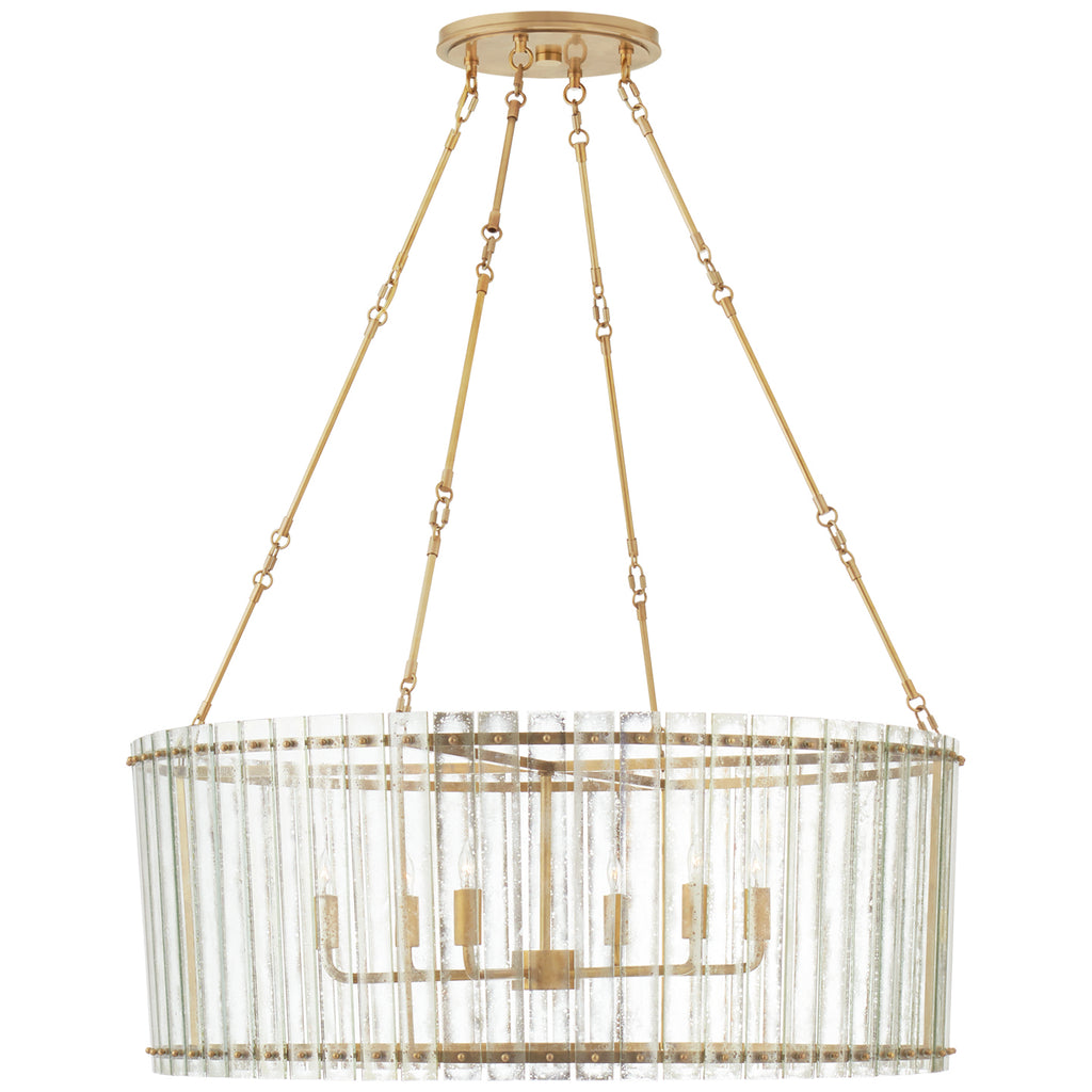 Visual Comfort Signature Canada - S 5670HAB-AM - Six Light Chandelier - Cadence - Hand-Rubbed Antique Brass