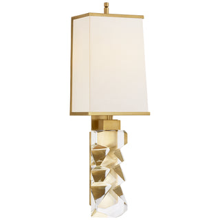 Visual Comfort Signature Canada - TOB 2950CG/HAB-L/HAB - Two Light Wall Sconce - Argentino - Crystal and Hand-Rubbed Antique Brass