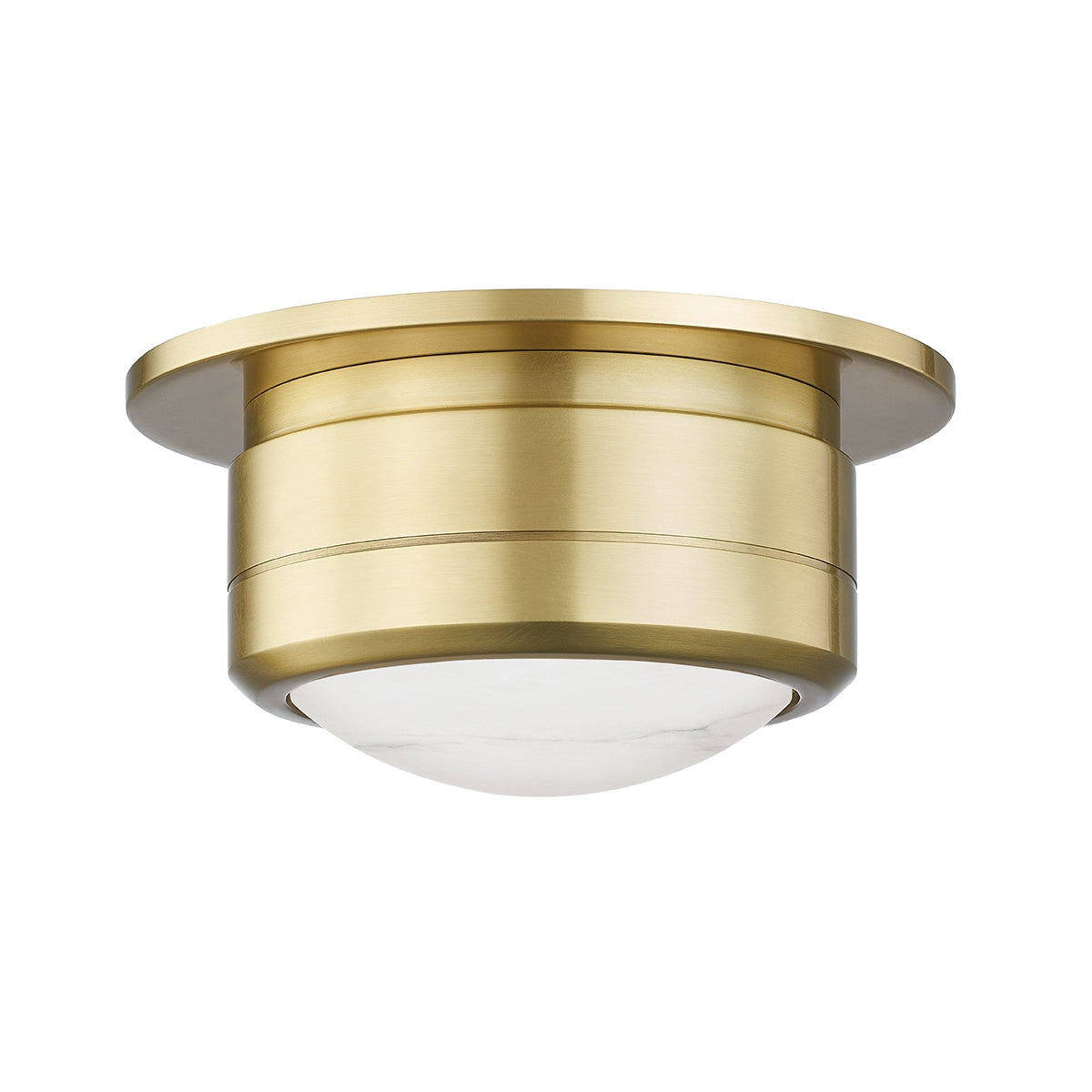 Hudson Valley Canada - 8007-AGB - LED Flush Mount - Greenport - Aged Brass