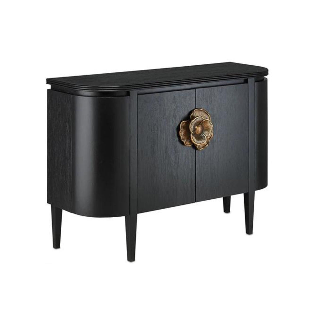 Flora Black Cabinet