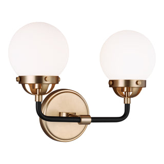 Visual Comfort Studio Canada - 4487902-848 - Two Light Wall / Bath - Cafe - Satin Brass