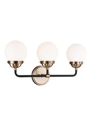 Visual Comfort Studio Canada - 4487903-848 - Three Light Wall / Bath - Cafe - Satin Brass