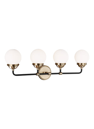 Visual Comfort Studio Canada - 4487904-848 - Four Light Wall / Bath - Cafe - Satin Brass