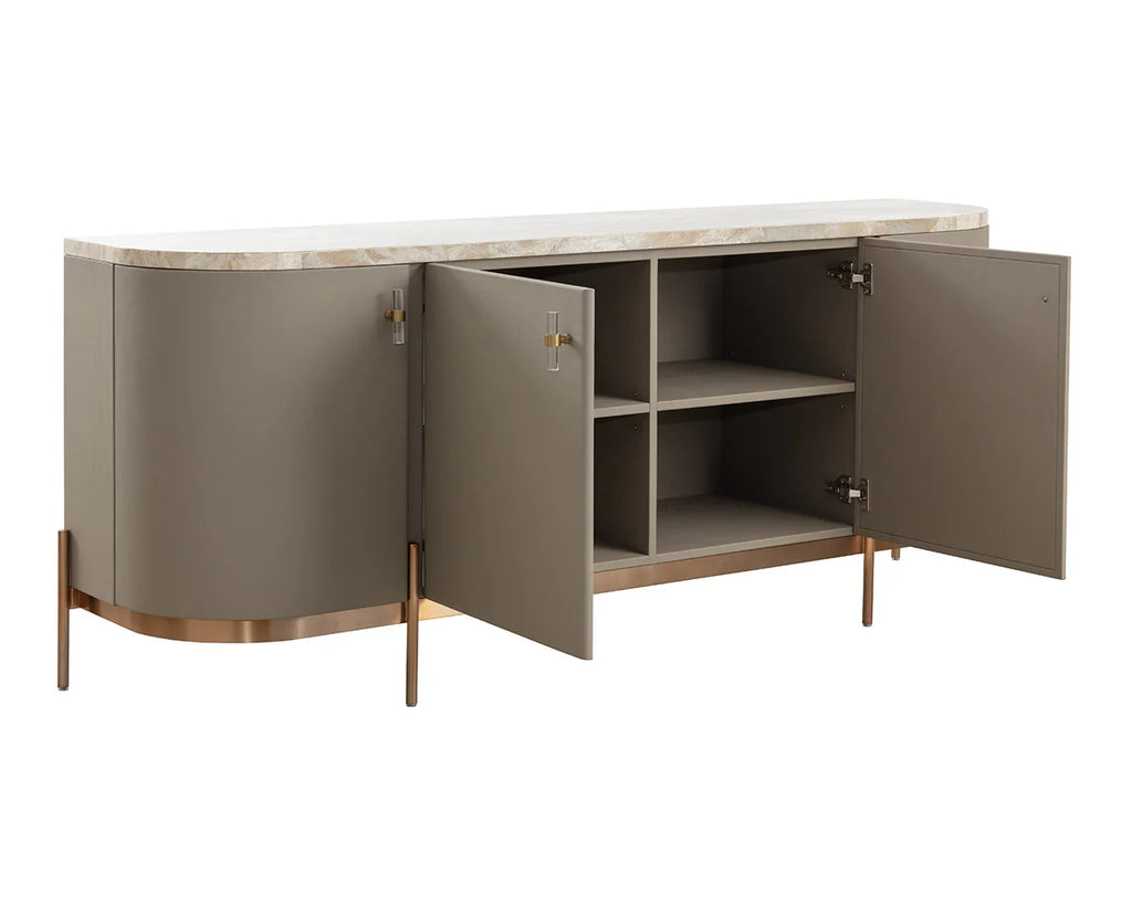 Helena Taupe Sideboard