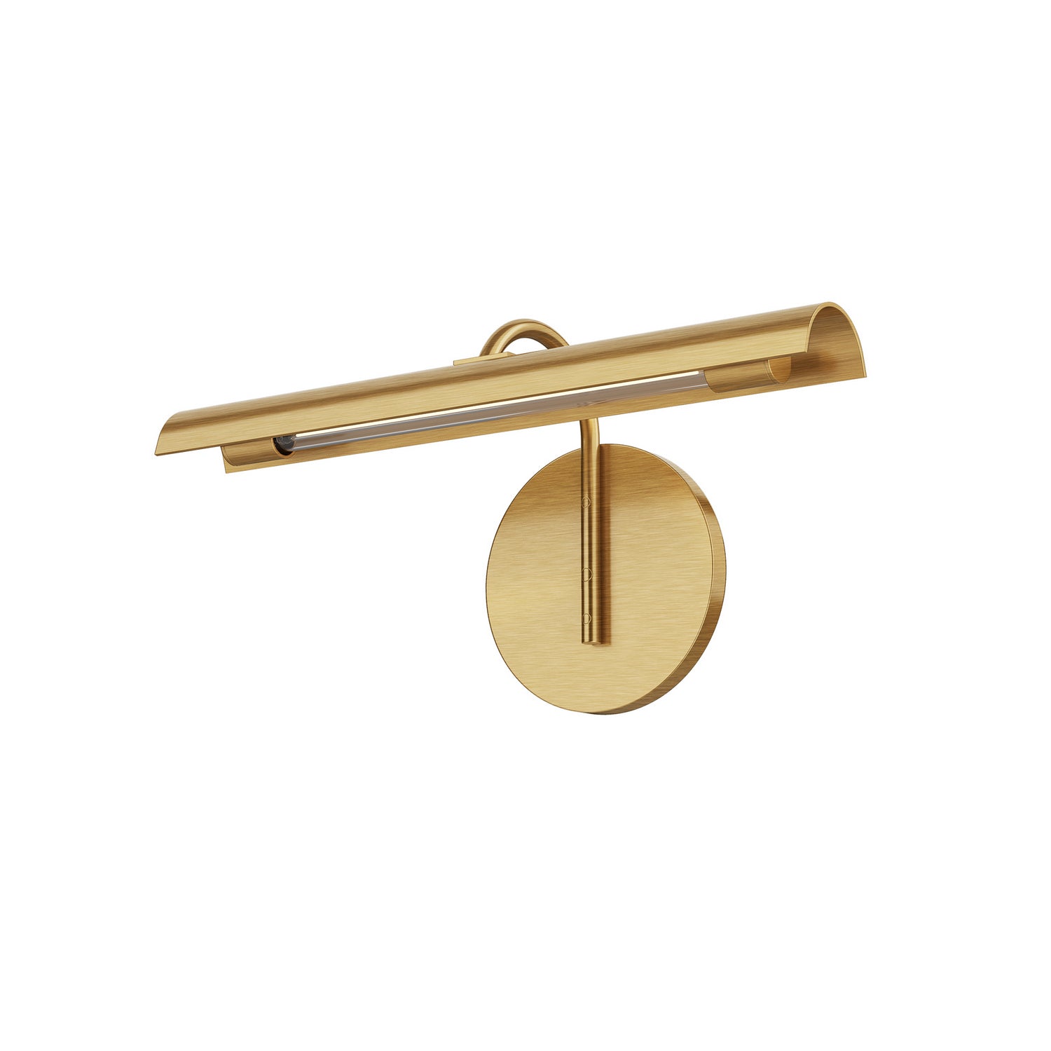 Alora Canada - WV316501VBMS - LED Bathroom Fixture - Astrid - Metal Shade/Vintage Brass