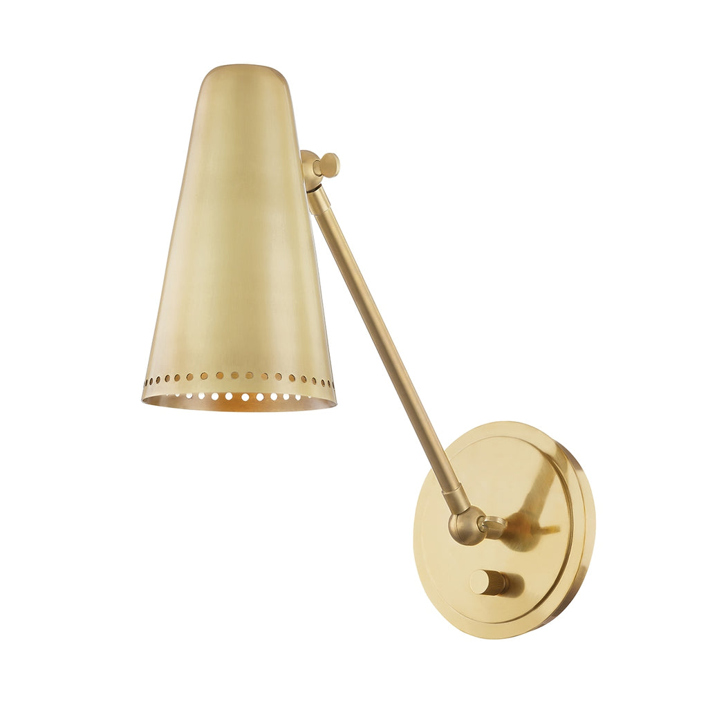 Hudson Valley Canada - 6731-AGB - One Light Wall Sconce - Easley - Aged Brass
