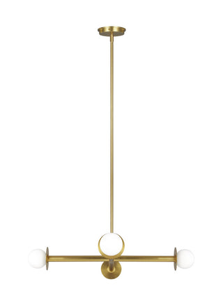 Visual Comfort Studio Canada - KC1064BBS - Four Light Chandelier - Nodes - Burnished Brass