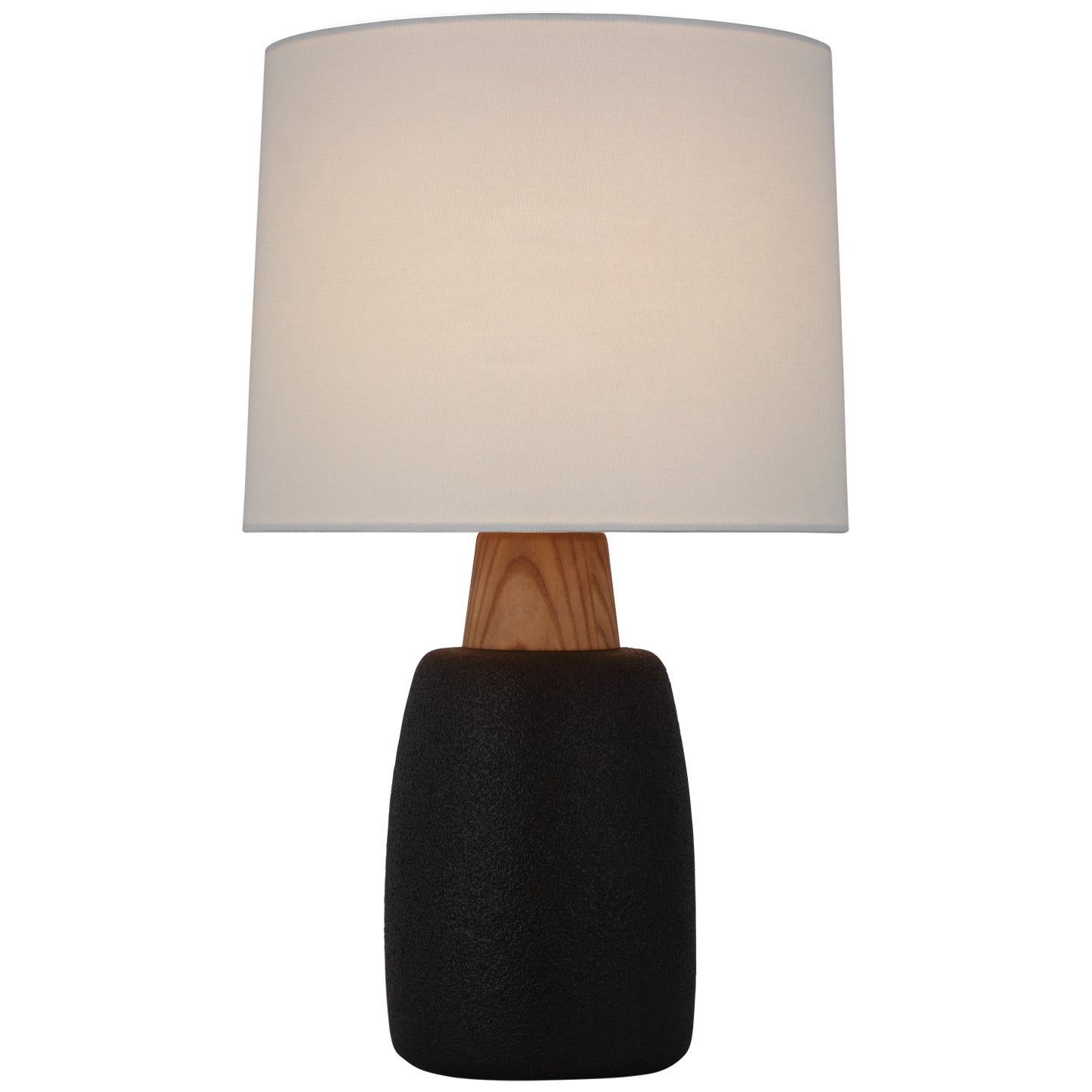 Visual Comfort Signature Canada - BBL 3611PRB-L - LED Table Lamp - Aida - Porous Black and Natural Oak
