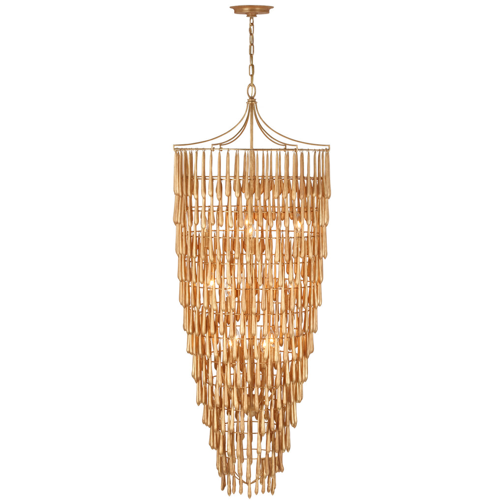 Visual Comfort Signature Canada - JN 5135AGL - LED Chandelier - Vacarro - Antique Gold Leaf
