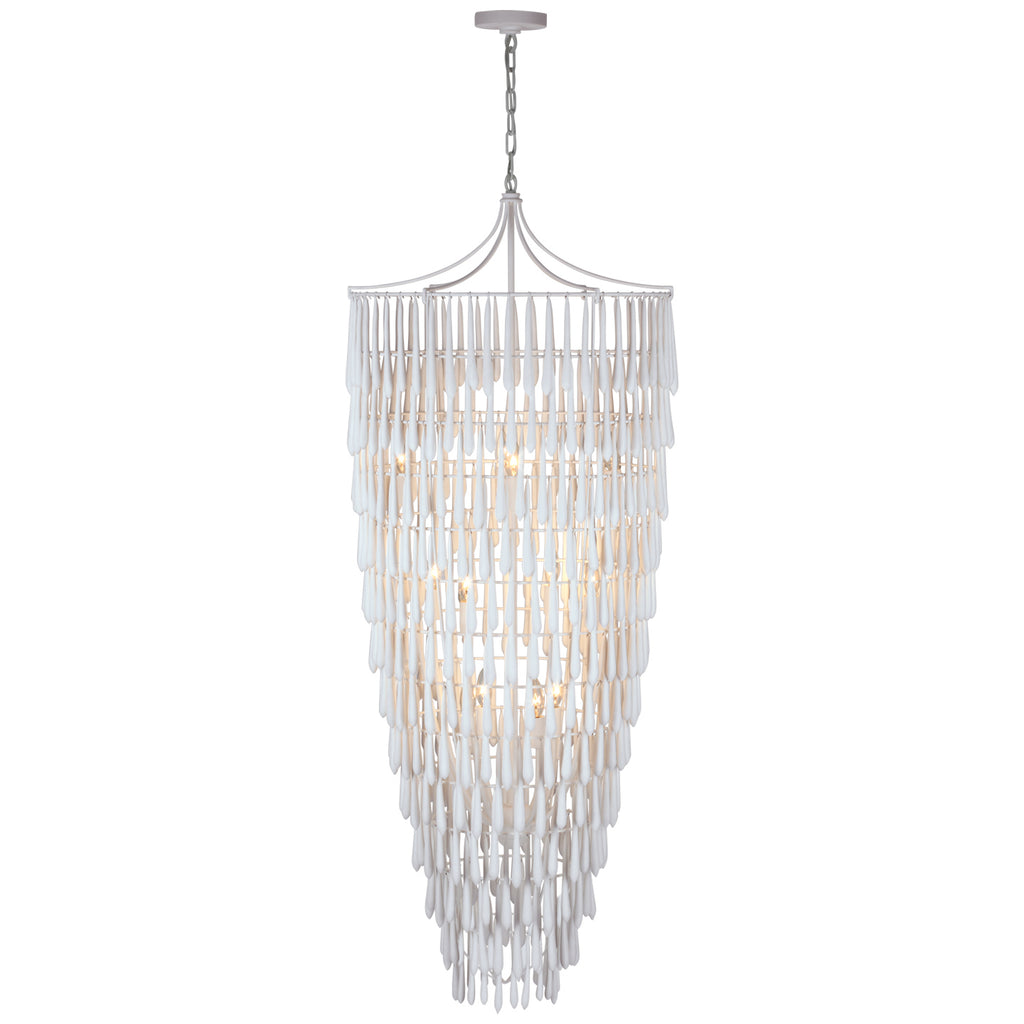 Visual Comfort Signature Canada - JN 5135PW - LED Chandelier - Vacarro - Plaster White