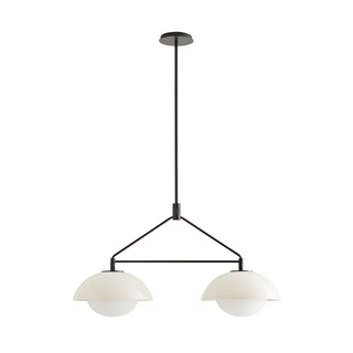Glaze Two Light Linear Pendant