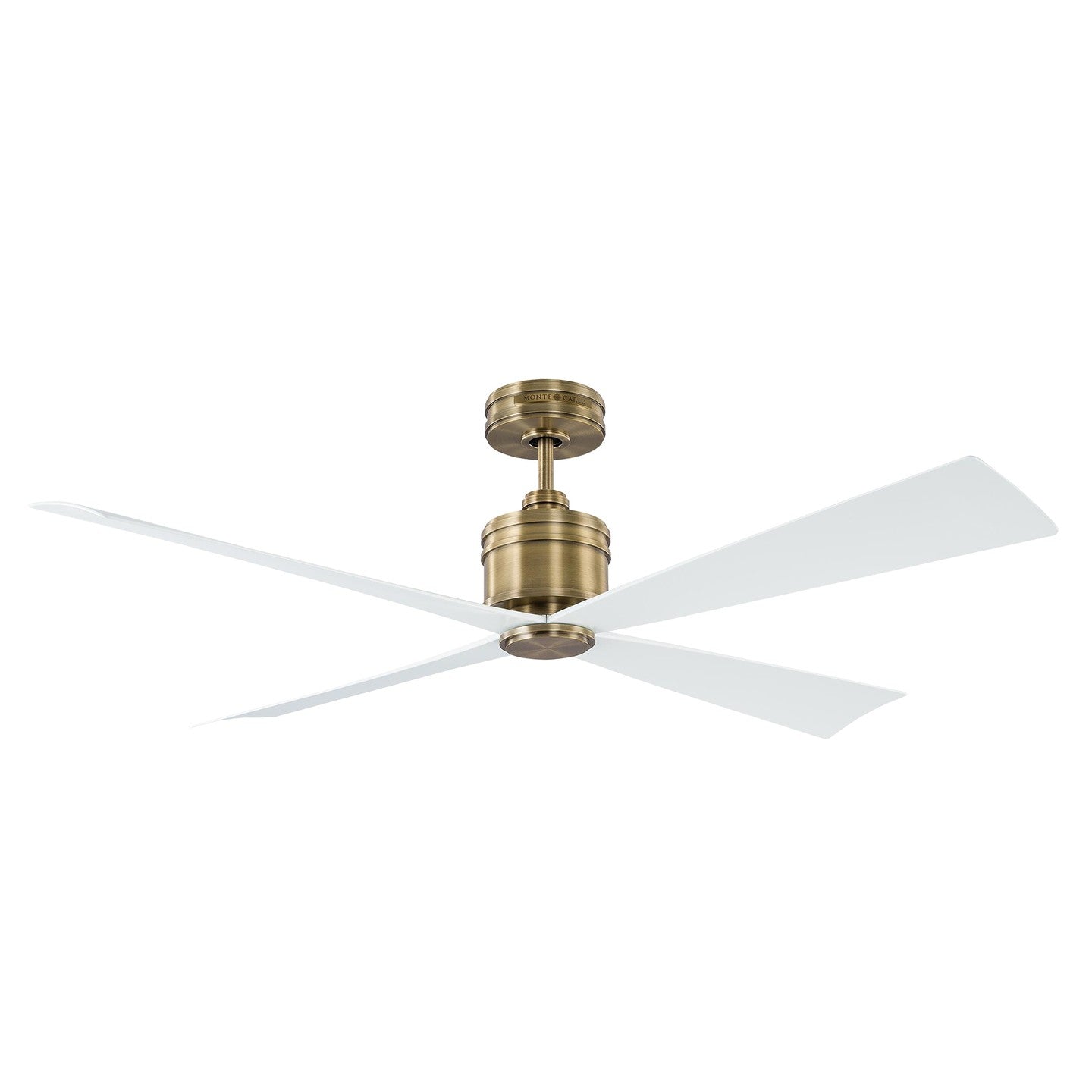 Visual Comfort Fan Canada - 4LNCR56HAB - 56" Ceiling Fan - Launceton - Hand Rubbed Antique Brass