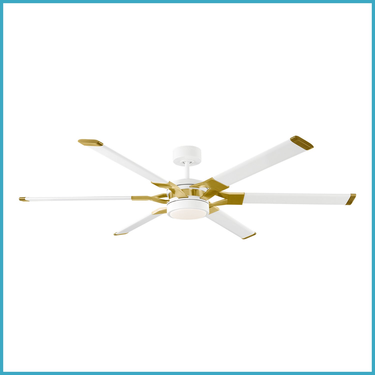 Visual Comfort Fan Canada - 6LFR62RZWBBSD - 62" Ceiling Fan - Loft - Matte White