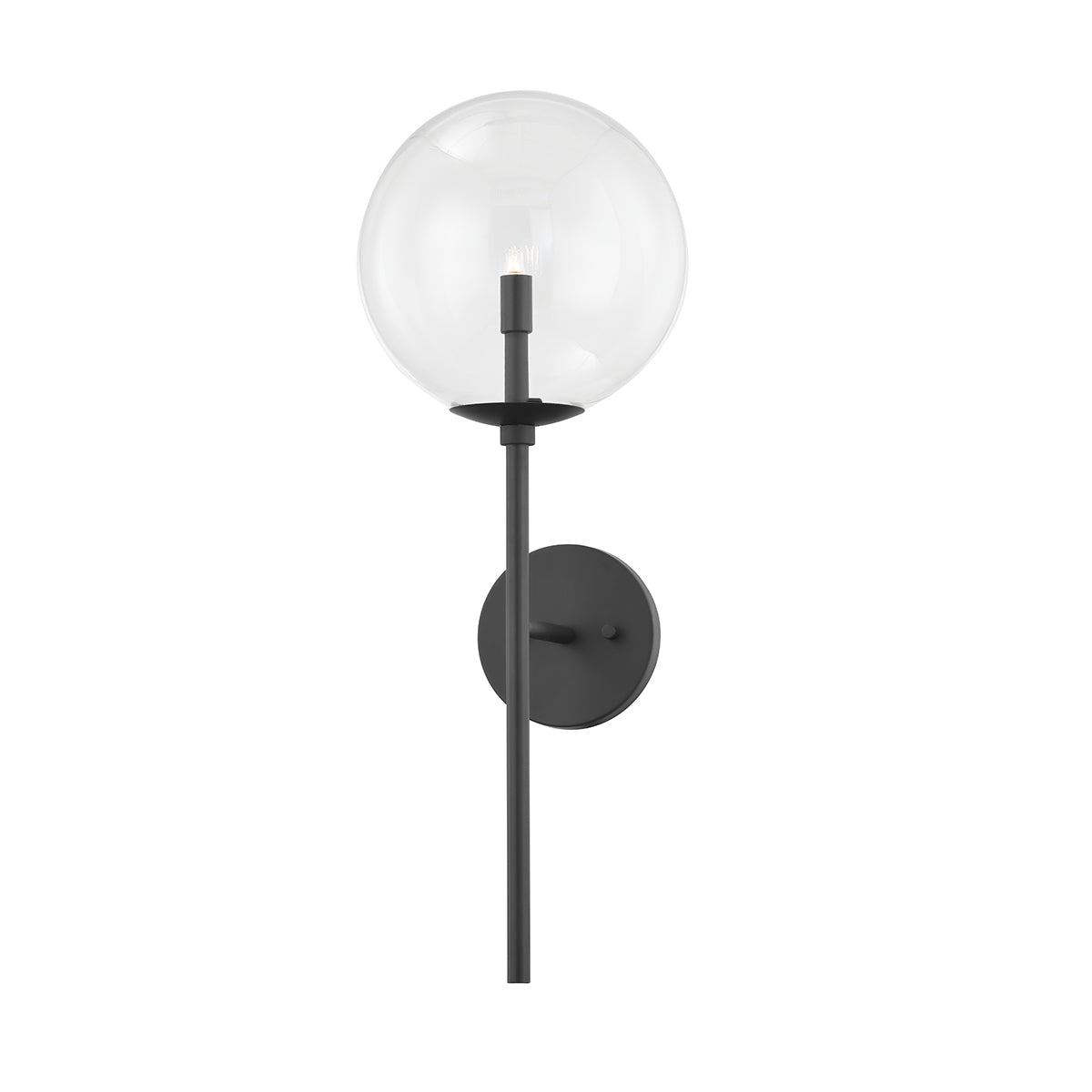 Troy Lighting Canada - B8201-SBK - One Light Wall Sconce - Madrid - Soft Black
