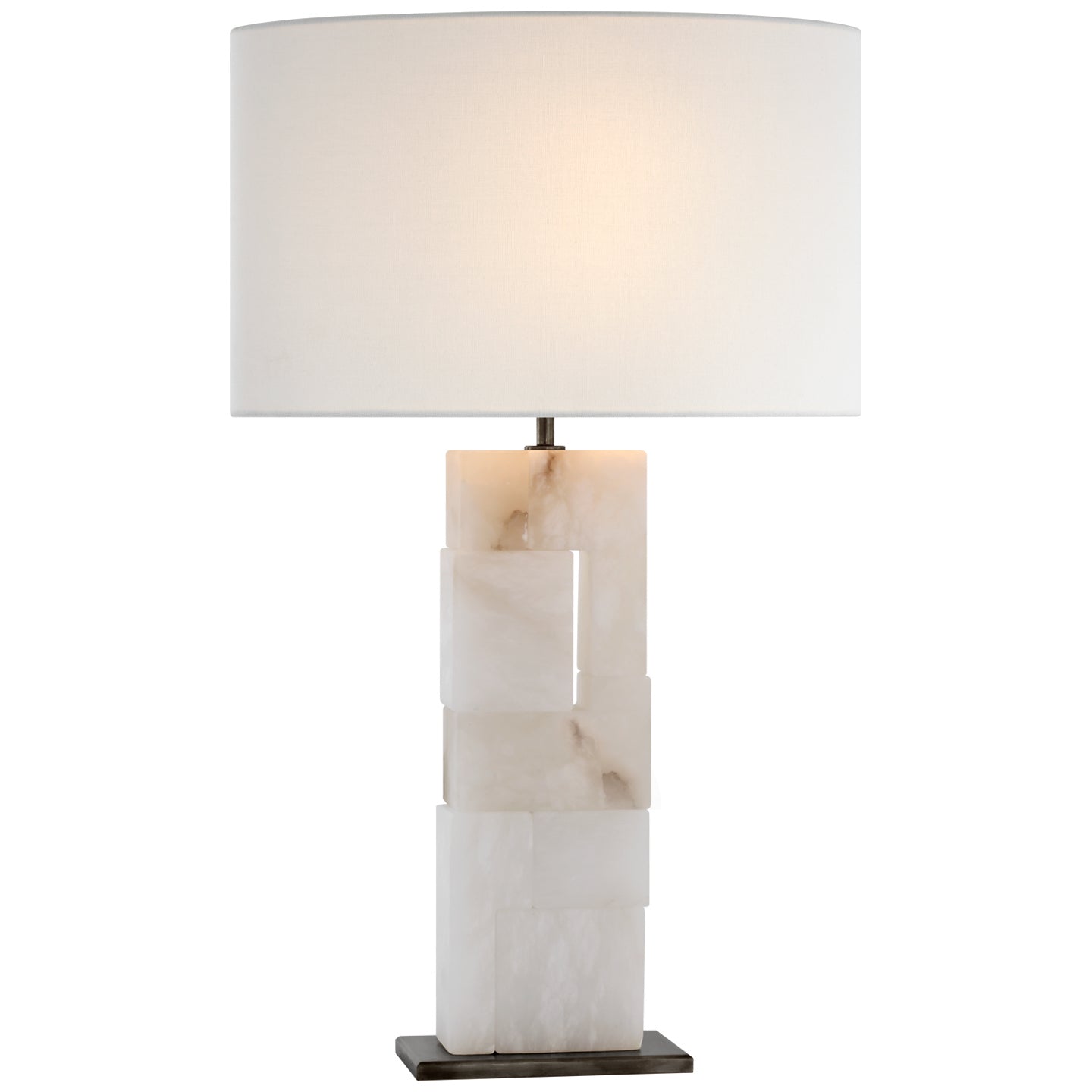 Visual Comfort Signature Canada - S 3926ALB/BZ-L - LED Table Lamp - Ashlar - Alabaster and Bronze