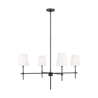 Visual Comfort Studio Canada - 3287204-112 - Four Light Chandelier - Baker - Midnight Black