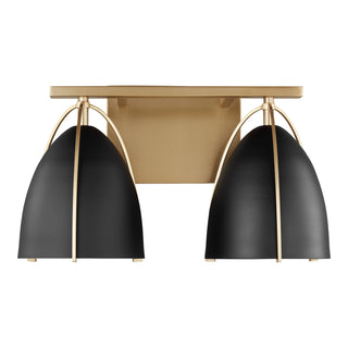 Visual Comfort Studio Canada - 4451702-848 - Two Light Wall / Bath - Norman - Satin Brass